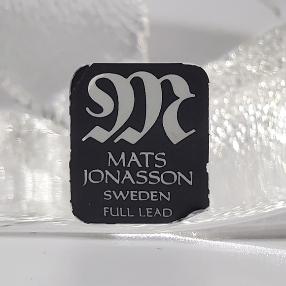 Mats Jonasson Sweden 🇸🇪 Lead Crystal Panda 🐼 4 1/2" Art Glass Signed Numbered - Picture 9 of 16